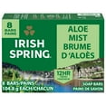 thumbnail image 2 of (4 pack) Irish Spring Aloe Mist Deodorant Bar Soap for Men, 12 Hour Fresh Deodorant Soap, 3.7 oz Bar (8 Pack), 2 of 11