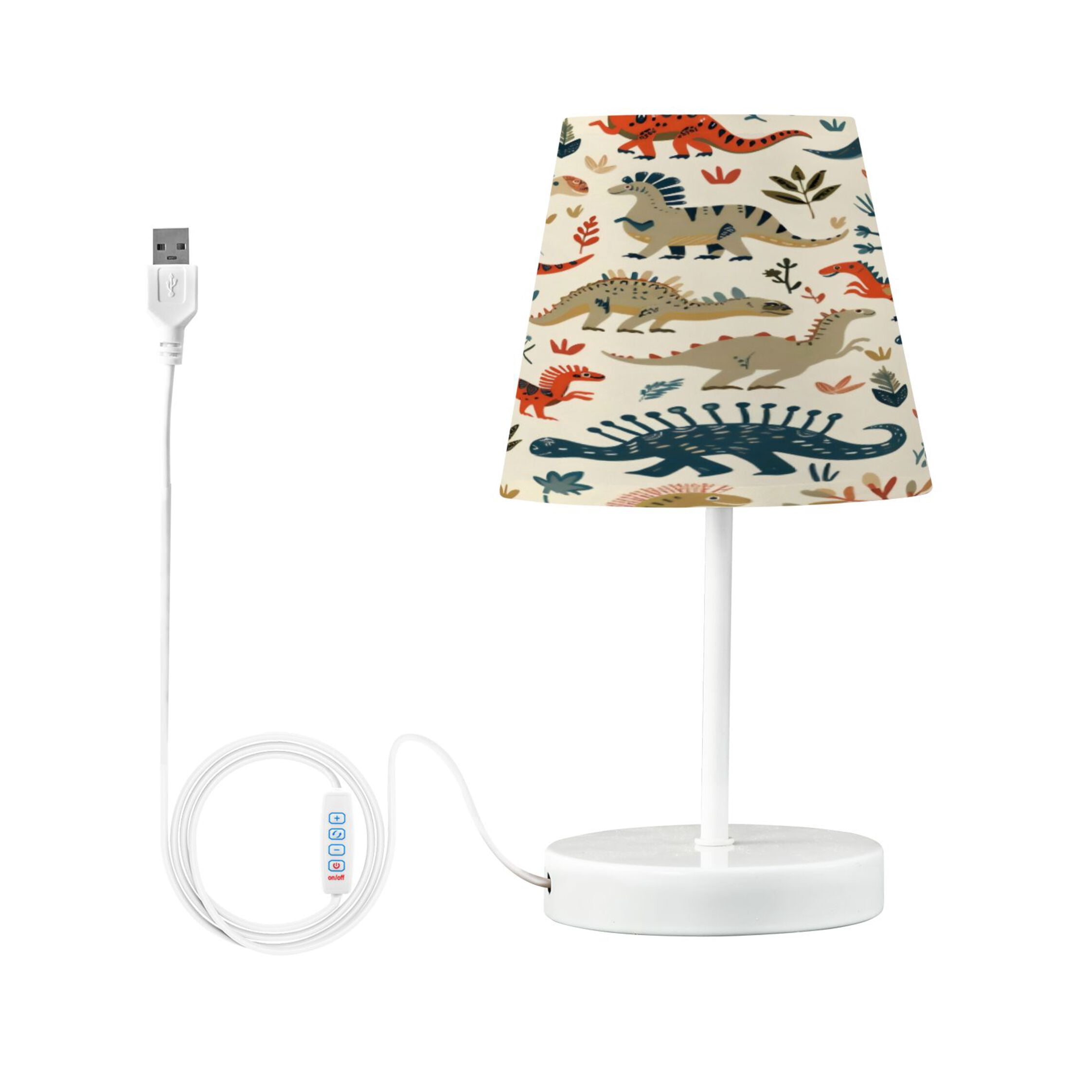 Table Lamp Medium 7.9x11.8 Inches Table Lamps Night Light Tools & Home Improvement Bedroom Lamp Guest Room Lamp Study Lamp Office Lamp Colorful Dinosaur