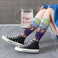 thumbnail image 3 of Lsque Spring Flower Seasonal Printed Crew Socks Men's Women's LightWeight Thin Casual Calf Socks ,Knee High Socks,Cotton Socks, 3 of 9