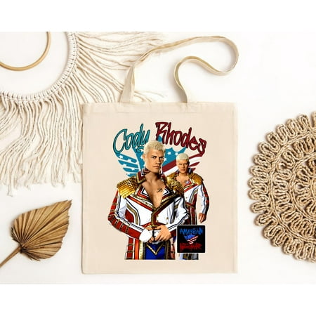 vintage Cody Rhodes WWE Softstyle Tote Bag-TH5033