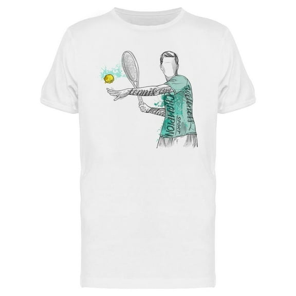 American Tennis Player T-Shirt Men -Image by Shutterstock, Male Large