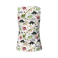 thumbnail image 6 of Goofa Cute Dinosaurs Printed Womens Workout Tops for Women Sleeveless Yoga Shirts Athletic Running Tank Tops Sleeveless Gym Clothes Workout Apparel-XX-Large, 6 of 9
