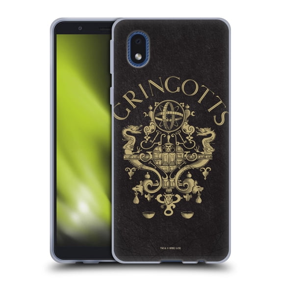 Head Case Designs Officially Licensed Harry Potter Sorcerer's Stone I Gringotts Crest Soft Gel Case Compatible with Samsung Galaxy A01 Core (2020)