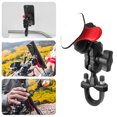 thumbnail image 2 of RUISINERY Motorcycle Handlebar Phone Mount Stand Twist Lock Suction Base Double Socket Arm Adjustable Angles for Secure Navigation, 2 of 7