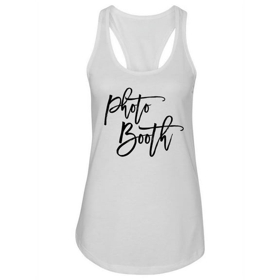 Photo Booth Calligraphy. Tank Women -Image by Shutterstock, Female XX-Large