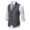 Gray, variant on Lolmot Mens Western Herringbone Suit Vest Tweed Wool Blend Slim Fit Waistcoat Vintage Work Party Dress Waistcoat