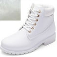 thumbnail image 4 of NOKIO Bottes de Randonnée Imperméables pour Femmes Mi-Mollet Chaussures de Randonnée Durables Traction Confortables Bottes d'Extérieur pour la Marche Tenue Décontractée, 4 of 8