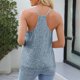 thumbnail image 5 of Jeans de tiro bajo,Blusa de lentejuelas, sin mangas, cuello redondo, 95 % poliéster, 5 % elastano, ropa informal para mujer, sopatenor, 5 of 9