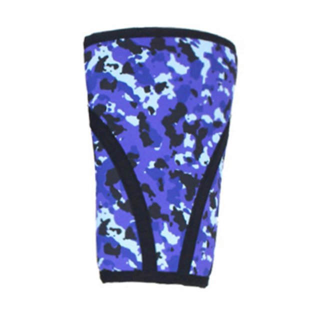 1pc Knee Protector Camouflage Pattern Compression Multicolor 7mm Knee Support Leg Brace Stabilizer For Cycling