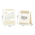 thumbnail image 6 of dianhelloya Mini Desk Calendar Simple Style Plan Book Spiral Coil Page Turning Date Recording 12 Monthly Calendar Black, 6 of 8