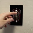 thumbnail image 3 of Warrior Knight Tank Dragon Shield Fantasy Gaming Plastic Wall Decor Toggle Light Switch Plate Cover, 3 of 4