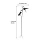 thumbnail image 3 of CaiYueKe Owl Wind Spinner Garden Stake, Metal Windmill Yard Art with Rotating Wings, Rust-Resistant Outdoor Decor, Flapping Wing Motion Weather Vane for Patio Lawn Ornament, 3 of 9