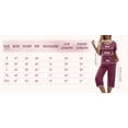 thumbnail image 4 of MINTREUS Women's Pajama Sets Short Sleeve Shirt and Capri Soft Pajama Sets with Pockets S-4XL, 4 of 6