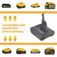 thumbnail image 4 of Bonacell Battery Adapter For Dewalt DCB200 Battery to Dyson V6/V7/V8 Adapter with Dyson V7/V8 Series Lithium Tool Batteries, 4 of 5
