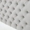 thumbnail image 5 of Annecy Fabric Headboard, Queen/Full, Light Grey, 5 of 5