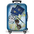 thumbnail image 1 of Luggage Cover Stretch Fabric Suitcase Protector Baggage Dust Case Cover Suitable for18-32 Inch Suitcase Case Travel Organizer H518 S, 1 of 6