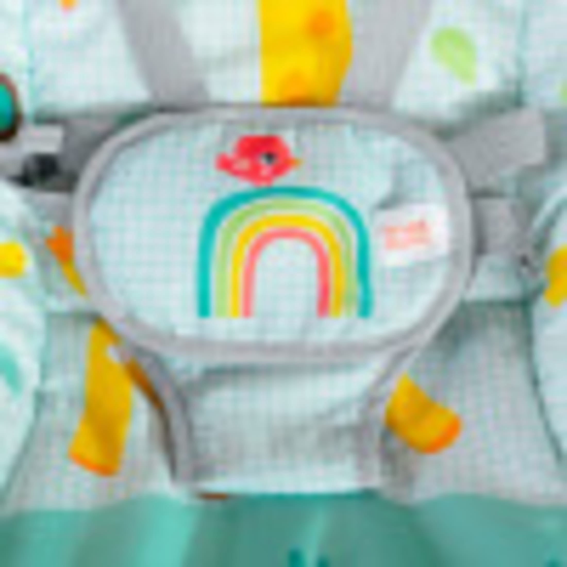 Bright Starts Wild Vibes Baby Infant to Toddler Rocker Chair with Vibrations Newborn Unisex