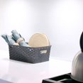 thumbnail image 2 of 1-Pack Small Decorative Y-Weave Storage Basket, Versatile Organizer for Home & Shelf Storage, 2 of 4