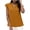 Yellow, variant on cocolona Womens Summer Button V Neck Tops Fashion Loose Solid Color Cap Sleeve T-shirts Lightweight Casual Blouses