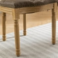 thumbnail image 6 of MIKIBAMA Brown PU Leather Dining Chair - Set of 2, 6 of 8