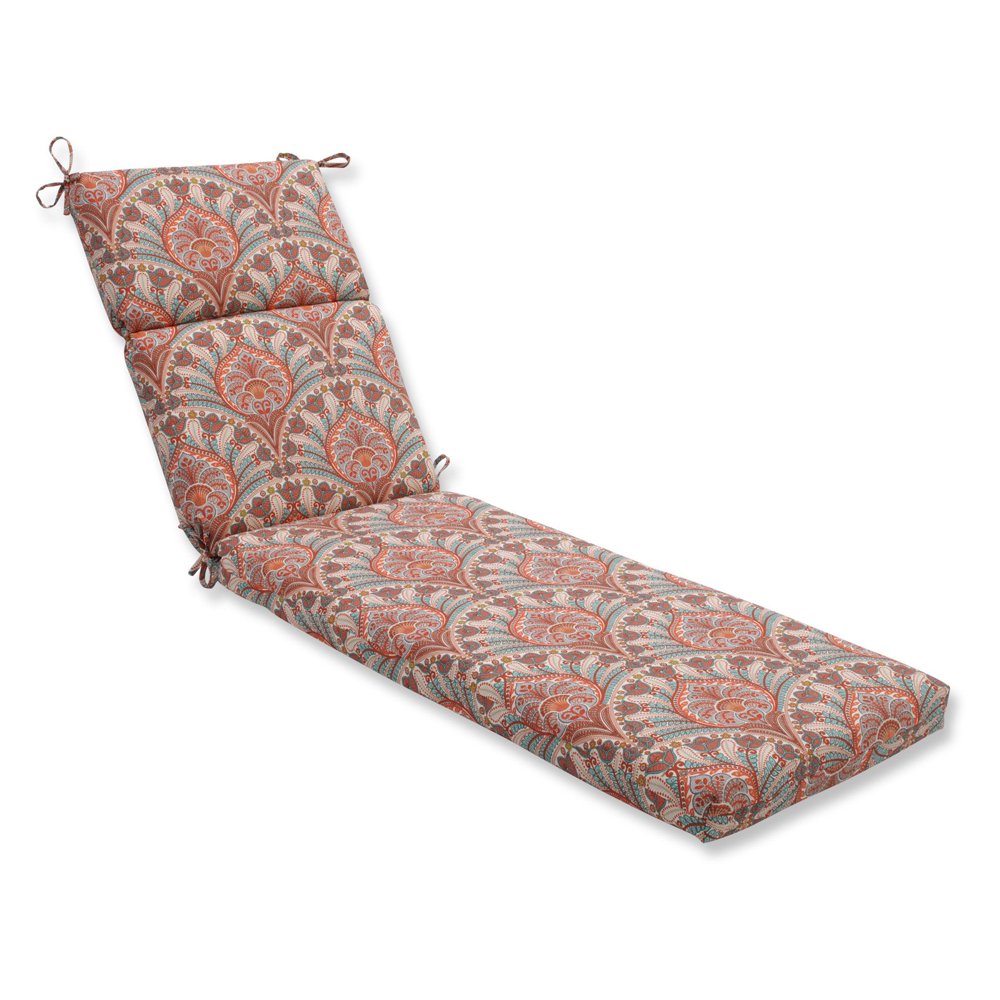 Pillow Perfect Crescent Beach Chaise Lounge Cushion