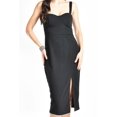 thumbnail image 4 of Vestido midi con abertura Roman Fashion / Juvenil, 363 (Negro) negro M, 4 of 4