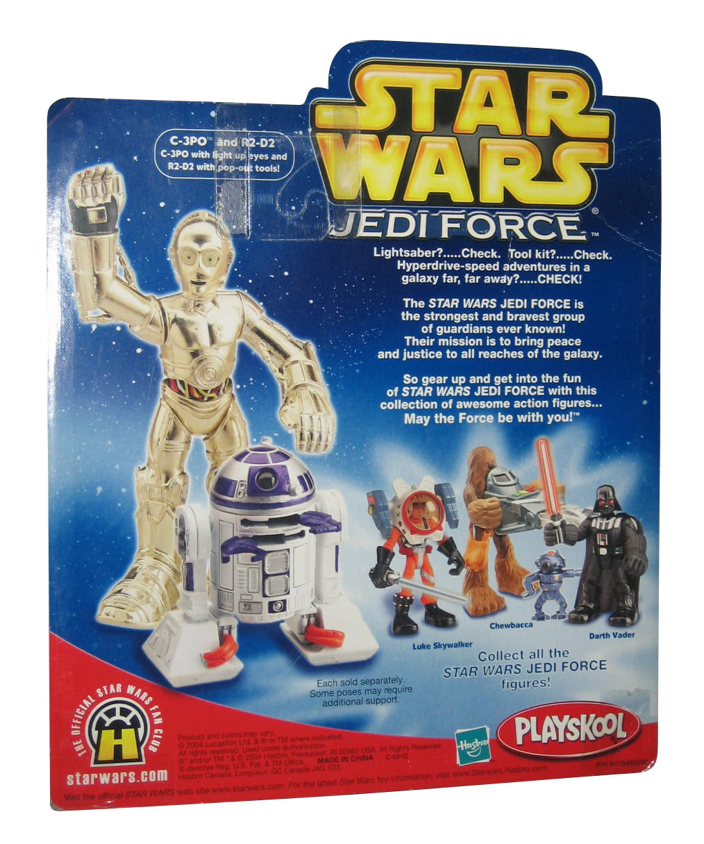 Details about   5PCS Playskool Star Wars Jedi Force Stormtrooperr C3PO R2D2 BB8 Action Figures 