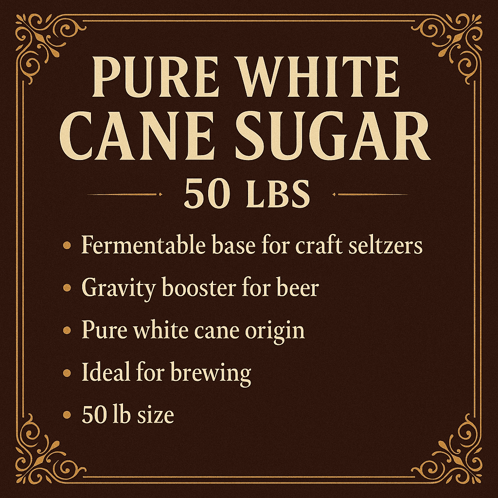 Cargill Pure White Cane Sugar 50 lbs