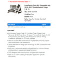 thumbnail image 2 of Front Timing Chain Kit - Compatible with 2010 - 2012 Hyundai Genesis Coupe 3.8L V6 2011, 2 of 2