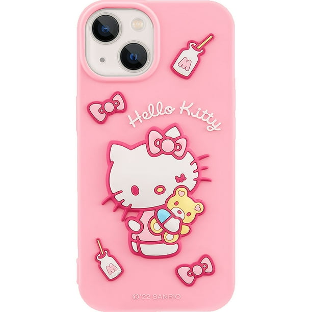 Sanrio Phone Case Hellokitty Big Ear Dog Cologne For IPhone 12/12 Pro/12 Pro Max/13/13 Pro/13 Pro Max/14/14 Pro/14 Pro Max/14 Plus Pink Blue Purple 3 Colors Available Cute Cartoon Phone Case Slim Phon