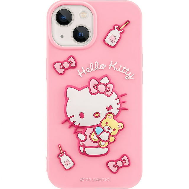 Sanrio Phone Case Hellokitty Big Ear Dog Cologne For IPhone 12/12 Pro/12 Pro Max/13/13 Pro/13 Pro Max/14/14 Pro/14 Pro Max/14 Plus Pink Blue Purple 3 Colors Available Cute Cartoon Phone Case Slim Phon