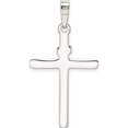 thumbnail image 4 of Sterling Silver Polished And Textured Inri Cross Pendant (33 X 22) Made In India qc7281, 4 of 5