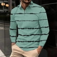thumbnail image 2 of LIaqionyy Big and Tall Shirts for Mens Quarter Zip Pullover Lightweight Tops Casual Fashion Fall Clothes, 2 of 5
