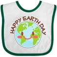thumbnail image 3 of Inktastic Happy Earth Day Boys or Girls Baby Bib, 3 of 4