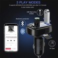 thumbnail image 3 of Baseus-transmisor FM para coche, manos libres, Bluetooth, reproductor modulador MP3, USB Dual 3.4A, cargador de Audio para cargador de teléfono móvil, 3 of 4