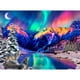 thumbnail image 1 of Diamond Painting (DE6573) Kits de bricolaje 5D Northern Light Wolf Square Animal 45x60cm FLhrweasw Nuevo, 1 of 1