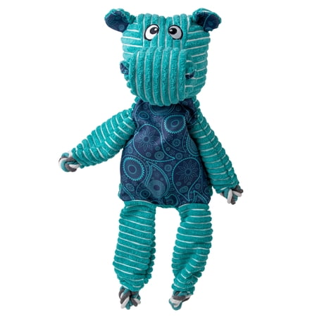 KONG® Floppy Knots Squeaker Doh Toy Hippo Jumbo Extra Large