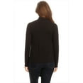 thumbnail image 5 of MOA COLLECTION Women's Casual Solid Long Sleeve Open Front Draped Cardigan, 5 of 6