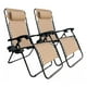 thumbnail image 1 of 2 Silla Camastro Plegable Gravedad 0 Reclinable Exteriores cafe, 1 of 9