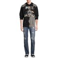 thumbnail image 3 of Pink Floyd Men's & Big Men's Dark Side of the Moon Tie Dye Fleece Hoodie Sweatshirt, Men's Band Hoodies, 3 of 5