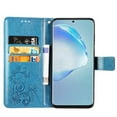 thumbnail image 4 of Galaxy S20+ Case, S20 Plus Wallet Case, Allytech Slim Fit PU Leather Folio Flip Kickstand Magnetic Clasp Book Style Wrist Strap Cards Slots Case Cover for Samsung Galaxy S20 Plus 6.7",Blue, 4 of 6