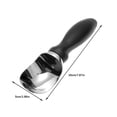 thumbnail image 2 of Inteprter Cuchara para helado, portátil, lavable, de mano, con mango brillante, para el hogar, cocina, restaurante, cuchara para helado, accesorios Mostrada Inteprter HA065461-00, 2 of 6
