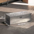thumbnail image 3 of HOMCOM 30 Inch Truck Bed Tool Box, Heavy Duty Aluminum Trailer Tongue Box, 3 of 10