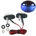 thumbnail image 1 of Riwesomey 2 uds., luz LED para coche, parabrisas, Jet, luz LED, accesorios decorativos, boquilla de pulverización para parabrisas, limpiaparabrisas Bombillas para automóviles azul, 1 of 8
