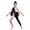 White, variant on Girls Sequins Jazz Dance Unitard One Leg Bodysuit Sleeveless Mesh Skirt Leotard Gymnastics Dancewear White 16