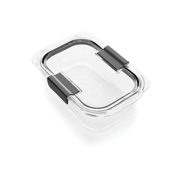 Recipiente Rubbermaid Brilliance para almacenar alimentos, tamaño mediano, 3,2 L
