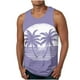 thumbnail image 1 of Camiseta sin mangas de cuello redondo para hombre, informal, a la moda, sin mangas, con estampado, blusa deportiva de cuello redondo para hombre, 1 of 4