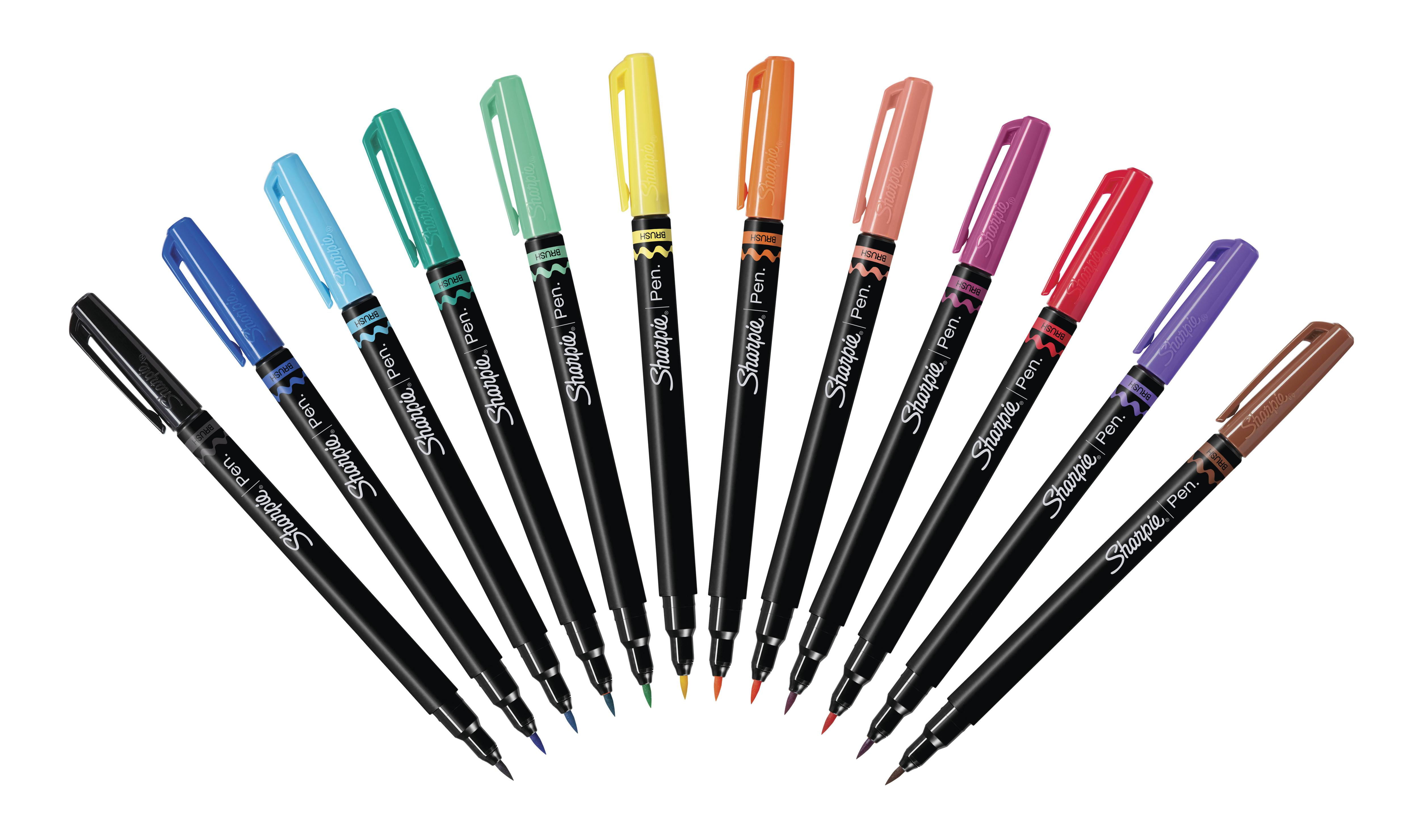 Sharpie Brush Tip Markers Berry Pack of 12