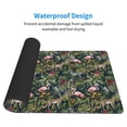 thumbnail image 3 of Naloa Flamingos And Palm Leaves Gaming Mouse Pad Large Mouse Mat Long Extended Desk Pad Non-Slip Rubber Mice Pads Stitched Edges Thin Pad (16x29.5 Inch), 3 of 8