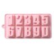 thumbnail image 1 of Cateissary Molde decorativo para pasteles de cumpleaños con forma de números, 10 ranuras, caramelo, pudín, Chocolate, molde de silicona, Herramientas y accesorios para hornear Rosa, 1 of 5